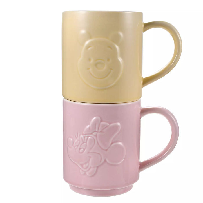 JDS - 2026 Embossed Drinkware x Winnie the Pooh Face & Logo Stackable Mug (Release Date: Oct 27, 2026)