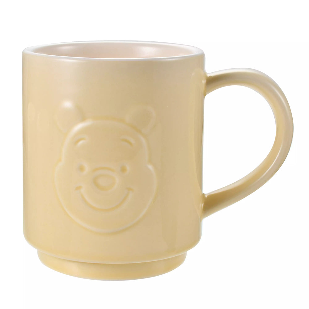JDS - 2026 Embossed Drinkware x Winnie the Pooh Face & Logo Stackable Mug (Release Date: Oct 27, 2026)