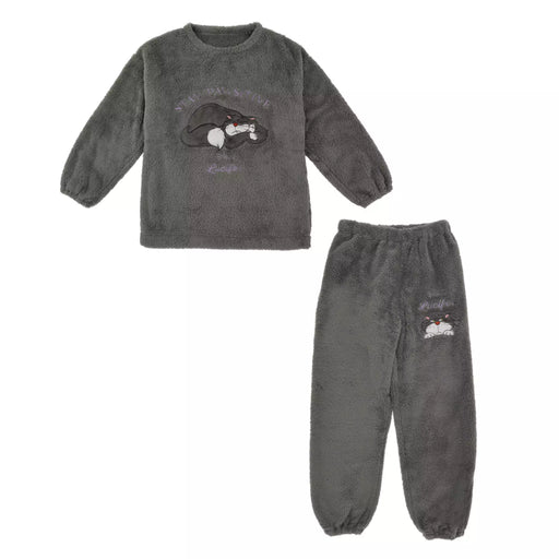 JDS - 2026 Warm Goods x Lucifer - Long-Sleeved Pajamas, Boa Fleece Loungewear, Grey for Adults (Release Date: Oct 27, 2026)