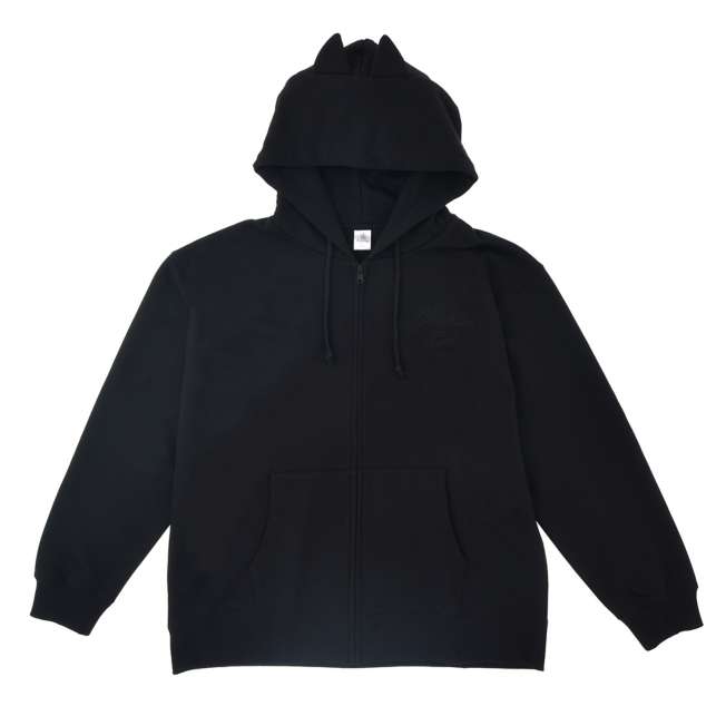 JDS - 2026 Alice in the Wonderland Cheshire Cat Collection x Cheshire Cat Glow-in-the-Dark, Black Long-Sleeved Zip Hoodie for Adults (Release Date: Oct 16, 2026)