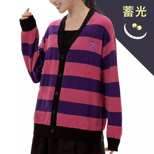 JDS - 2026 Alice in the Wonderland Cheshire Cat Collection x Cheshire Cat Glow-in-the-Dark, Long-Sleeved Cardigan Knit for Adults (Release Date: Oct 16, 2026)