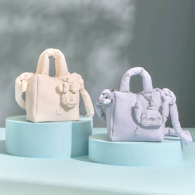 JDS - 2026 Puff Casual Bag x Mickey Mouse 2-Way Tote Bag  with Charm Size L (Release Date: Oct 27, 2026)