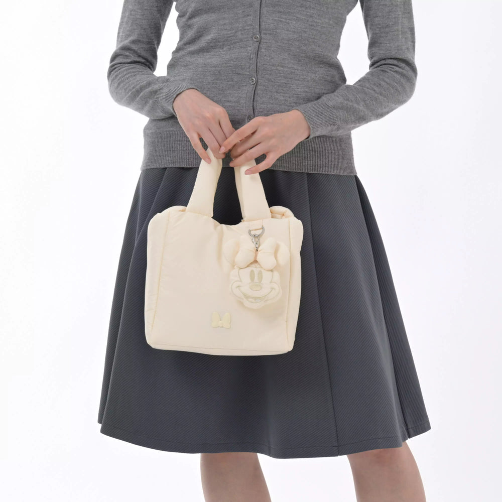JDS - 2026 Puff Casual Bag x Minnie Mouse 2-Way Tote Bag  with Charm Size S (Release Date: Oct 27, 2026)