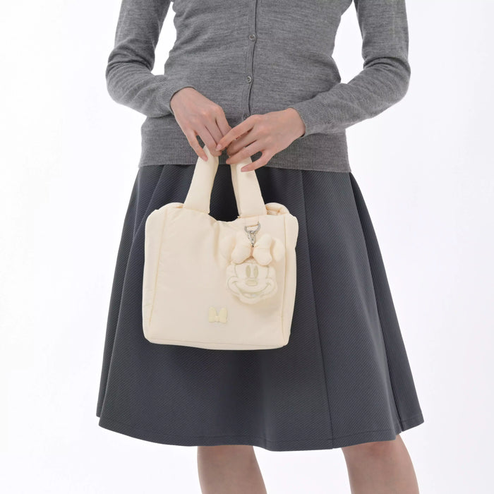 JDS - 2026 Puff Casual Bag x Minnie Mouse 2-Way Tote Bag  with Charm Size S (Release Date: Oct 27, 2026)