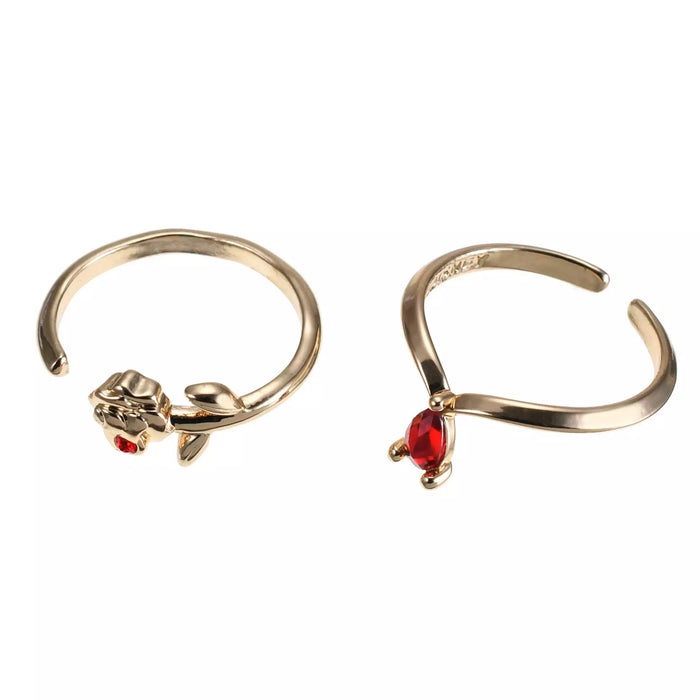 JDS - 2026 Beauty and the Beast Ring Set - Fork Ring with Rose Design (Release Date: Oct 6, 2026)