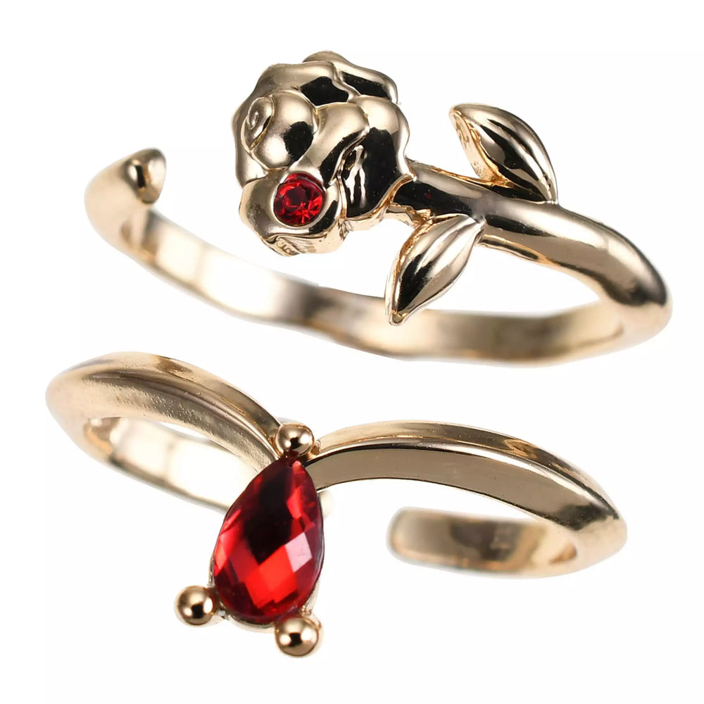 JDS - 2026 Beauty and the Beast Ring Set - Fork Ring with Rose Design (Release Date: Oct 6, 2026)