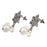 JDS - 2026 Disney Christmas x Mickey Mouse Earrings with Snowflake & Pearl Icon (Release Date: Nov 3, 2026)