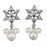 JDS - 2026 Disney Christmas x Mickey Mouse Earrings with Snowflake & Pearl Icon (Release Date: Nov 3, 2026)