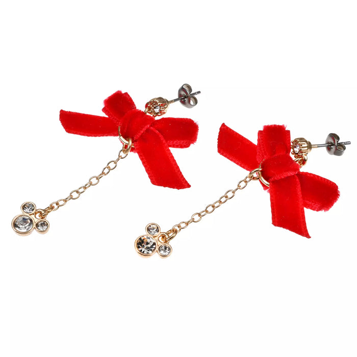 JDS - 2026 Disney Christmas x Mickey Mouse Earrings, Swing Ribbon Icon (Release Date: Nov 3, 2026)