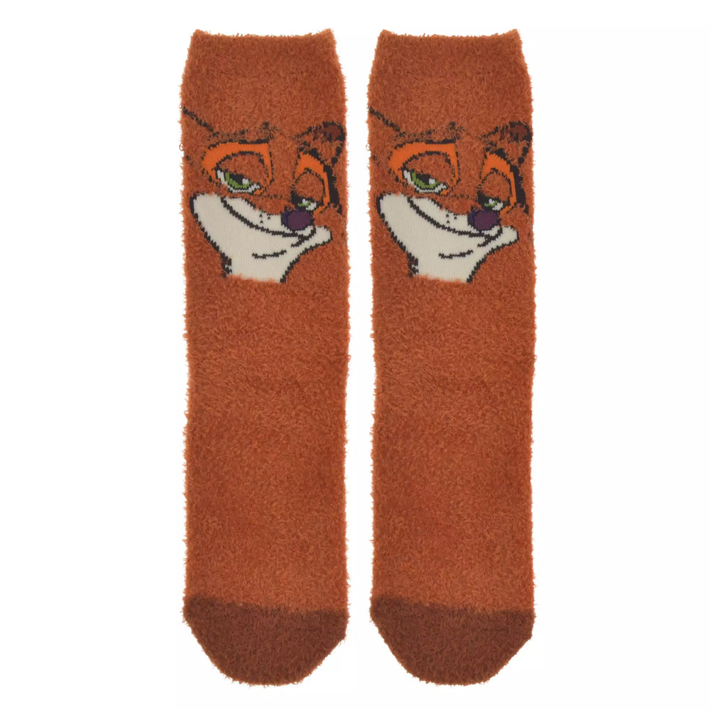 JDS - 2026 Zootopia Nick Wilde Socks, Fluffy Face, , Sizes 23-25