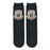 JDS - 2026 Mickey Mouse Fluffy Face Socks, Black, Sizes 23-25