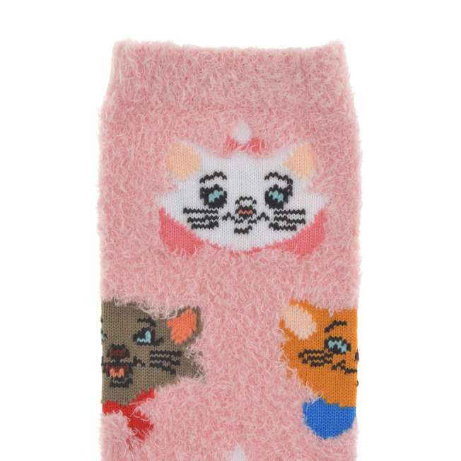 JDS - 2026 Marie, Berlioz, Toulouse - The Aristocats Socks - Fluffy Face Design - Sizes 23-25