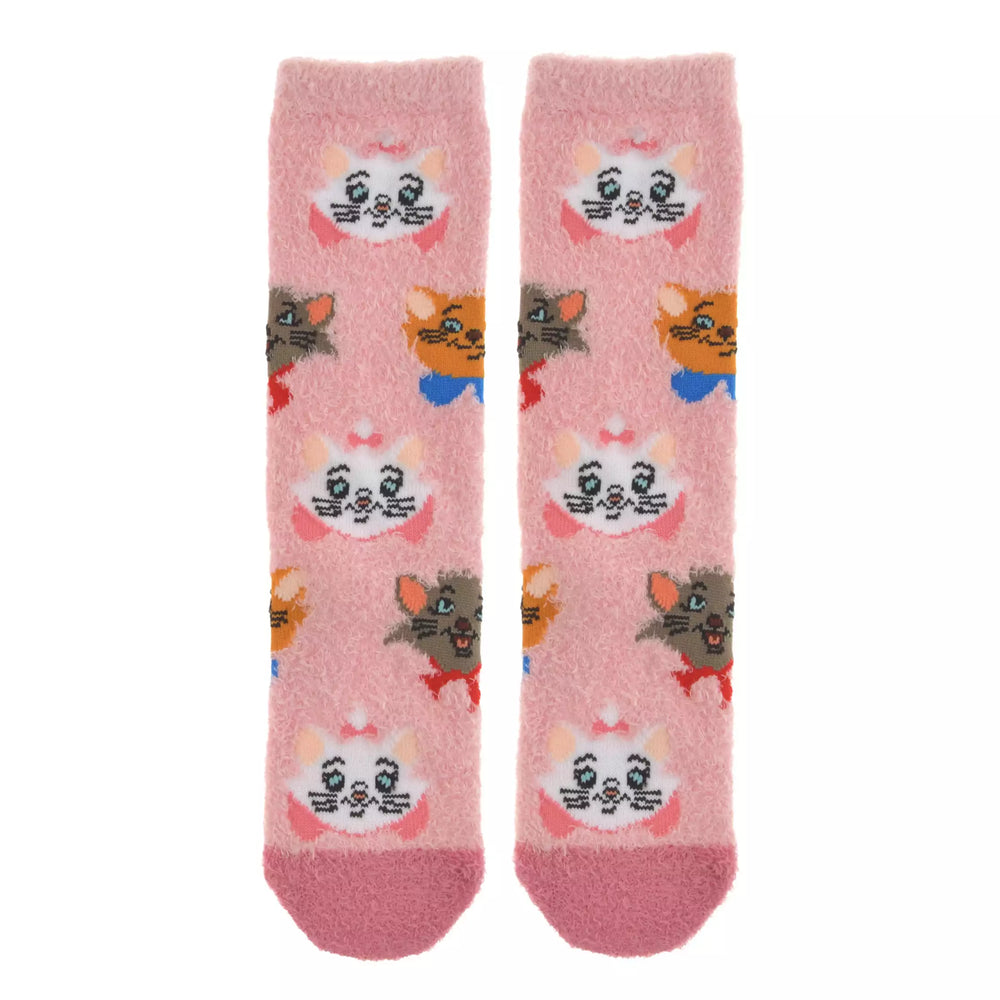 JDS - 2026 Marie, Berlioz, Toulouse - The Aristocats Socks - Fluffy Face Design - Sizes 23-25