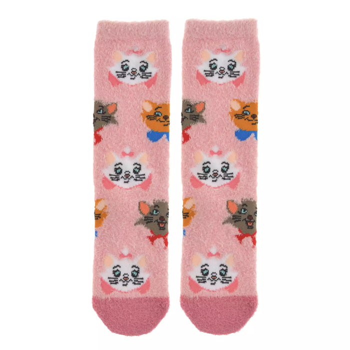 JDS - 2026 Marie, Berlioz, Toulouse - The Aristocats Socks - Fluffy Face Design - Sizes 23-25