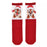 JDS - 2026 Disney Christmas x Chip & Dale Asymmetrical See-Through Santa Christmas Socks, Red, Sizes 23-25 (Release Date: Nov 3, 2026)