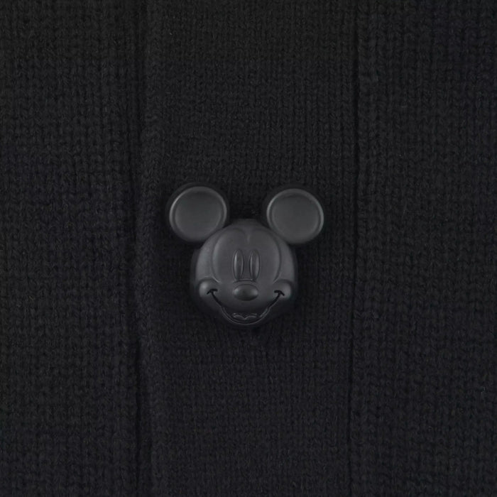 JDS - 2026 Magical Label x Mickey Mouse Long-Sleeved Knit Cardigan with Mickey Icon Buttons, Standing Pose, Chenille Embroidery for Adults (Release Date: Oct 27, 2026)