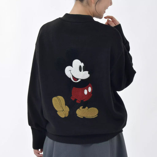 JDS - 2026 Magical Label x Mickey Mouse Long-Sleeved Knit Cardigan with Mickey Icon Buttons, Standing Pose, Chenille Embroidery for Adults (Release Date: Oct 27, 2026)