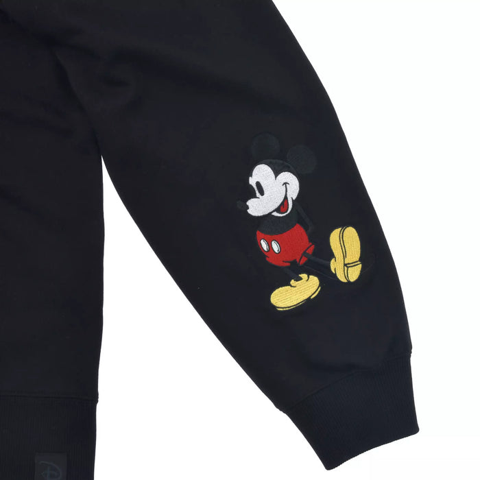 JDS - 2026 Magical Label x Mickey Mouse Long-Sleeve Hoodie with Standing Mickey Design on Sleeves, Black for Adults (Release Date: Oct 27, 2026)