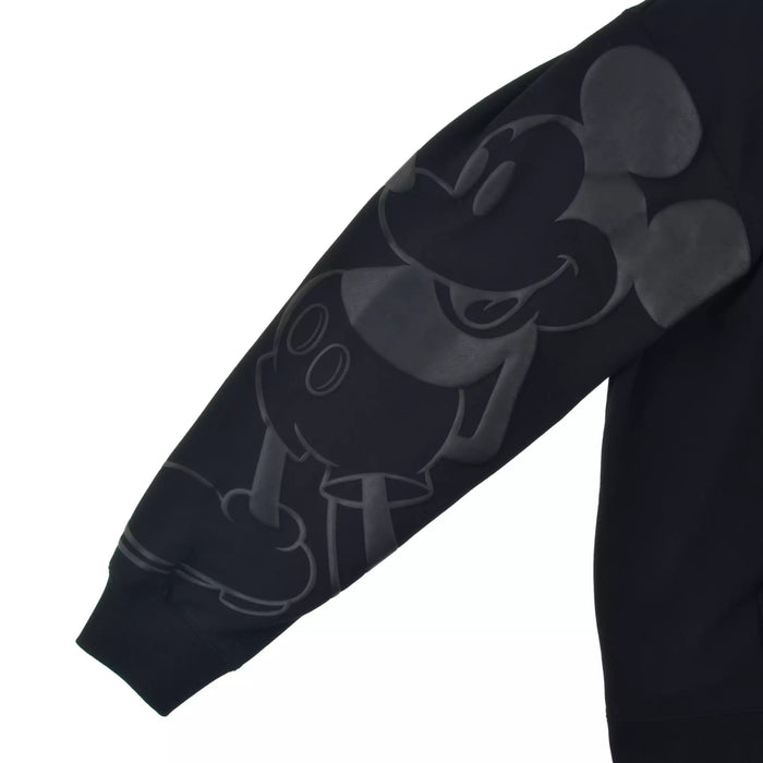 JDS - 2026 Magical Label x Mickey Mouse Long-Sleeve Hoodie with Standing Mickey Design on Sleeves, Black for Adults (Release Date: Oct 27, 2026)