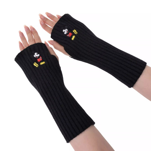 JDS - 2026 Magical Label x Mickey Mouse Arm Warmers, Knit, Standing Pose Embroidery, Black for Adults (Release Date: Oct 27, 2026)