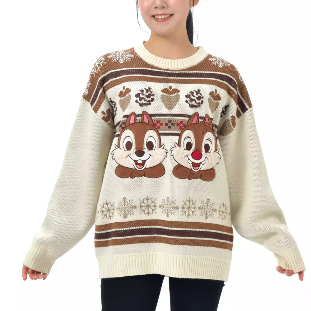 JDS - 2026 Knit Collection x Chip & Dale Long-Sleeve Sweater for Adults (Release Date: Nov 3, 2026)