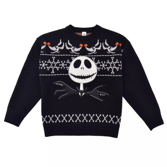 JDS - 2026 Knit Collection x Jack Skellington Long-Sleeve Sweater for Adults Color: Black (Release Date: Nov 3, 2026)