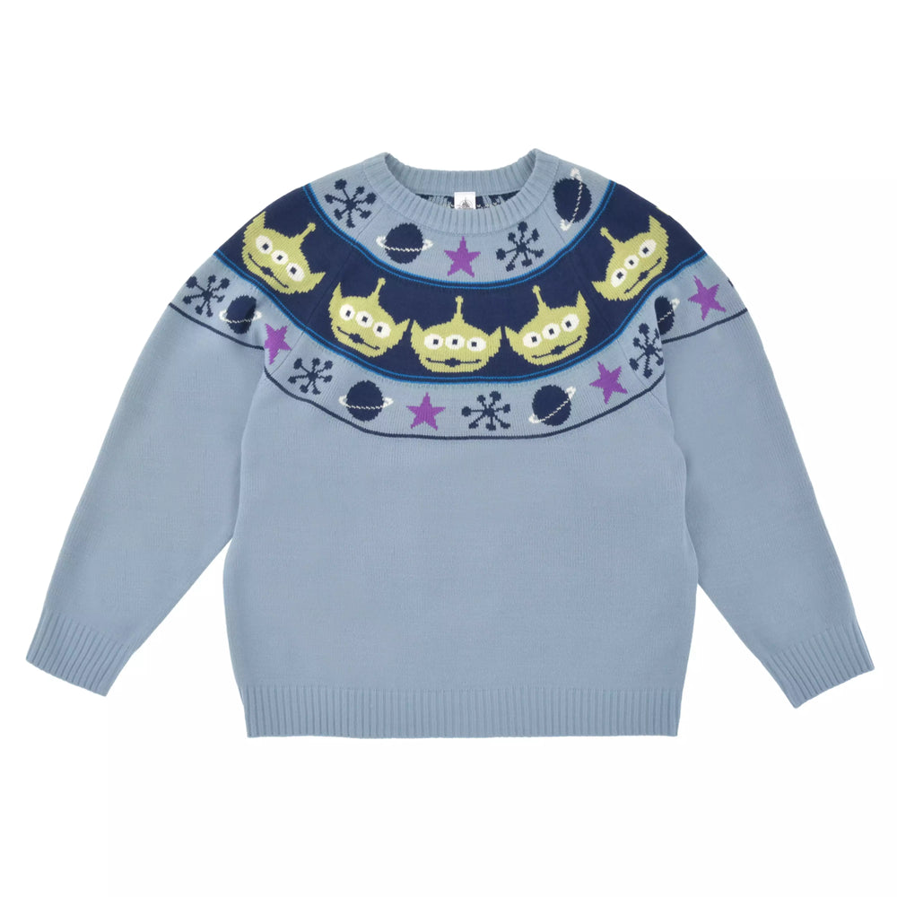 JDS - 2026 Knit Collection x Little Green Men/Alien Long-Sleeve Sweater for Adults Color: Blue (Release Date: Nov 3, 2026)