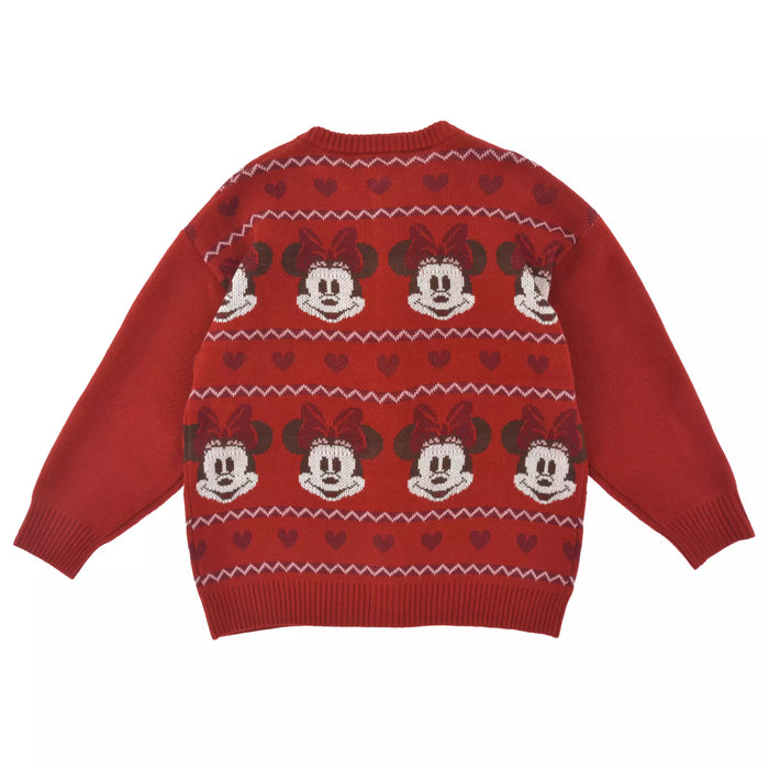 JDS - 2026 Knit Collection x Minnie Mouse Long-Sleeve Cardigan for Adults Color: Red (Release Date: Nov 3, 2026)