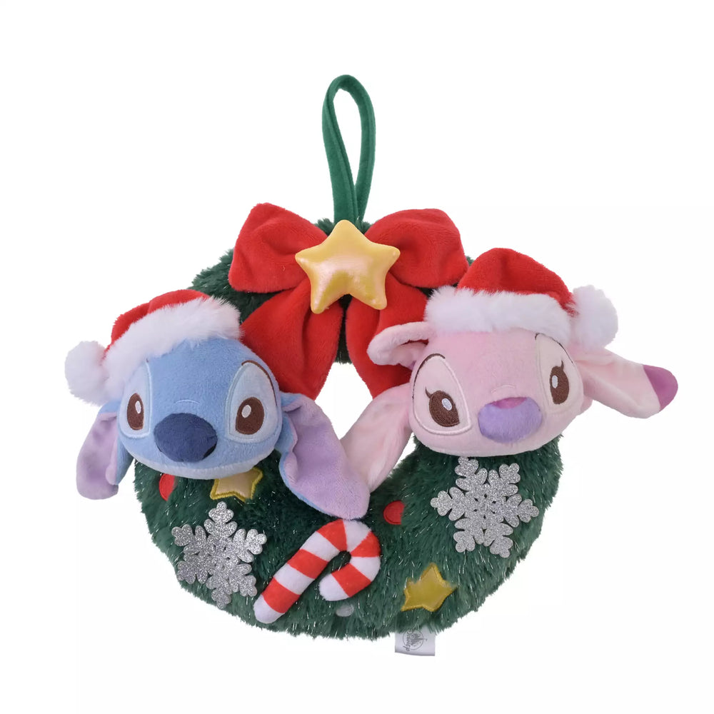 JDS - 2026 Disney Christmas x Stitch & Angel Wreath Plush Toy (Release Date: Nov 3. 2026)