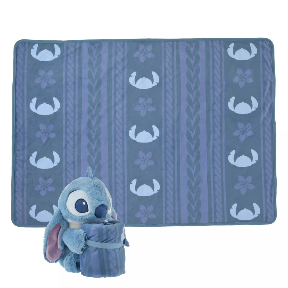 JDS - 2026 Warm Goods x Stitch with Knit Scarf Blanket with Plush Toy (Release Date: Oct 27, 2026)