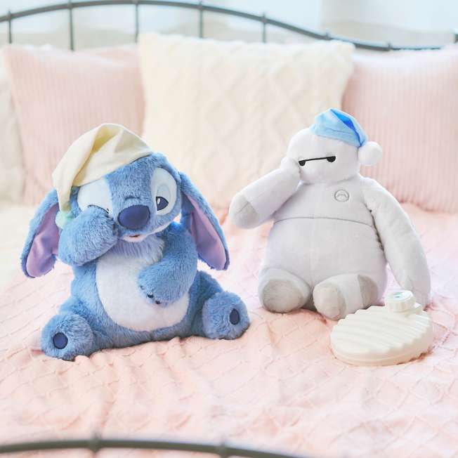 JDS - 2026 Warm Goods x Stitch Wearing Nightcap Plush Toy with Hot Water Bottle (Release Date: Oct 27, 2026)