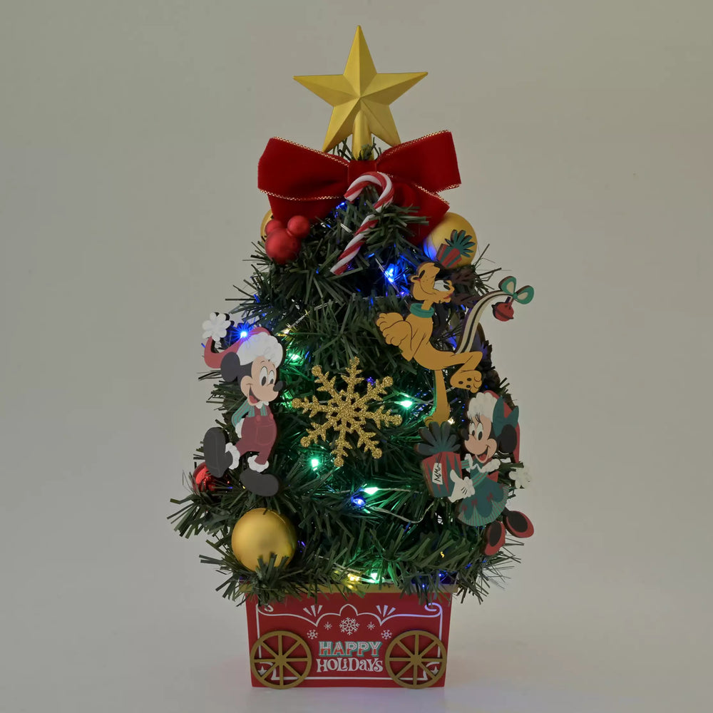 JDS - 2026 Disney Christmas x Mickey, Minnie, and Pluto Light Up Christmas Tree Set (Release Date: Nov 3. 2026)