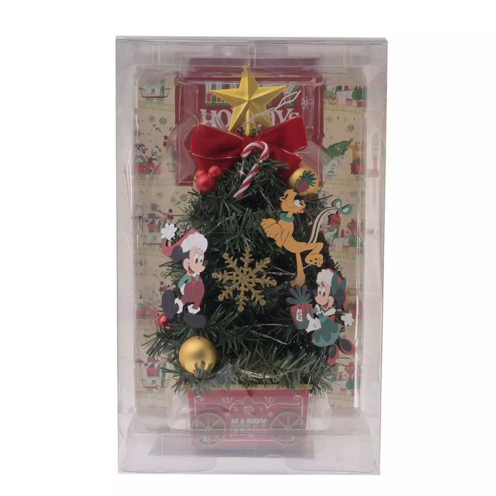 JDS - 2026 Disney Christmas x Mickey, Minnie, and Pluto Light Up Christmas Tree Set (Release Date: Nov 3. 2026)