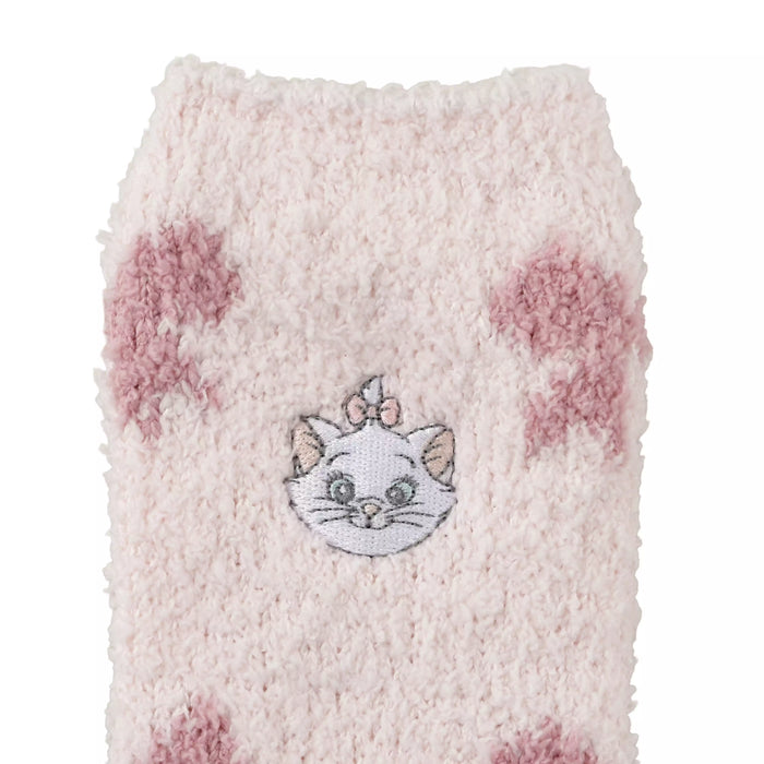 JDS - 2026 Warm Goods x Marie Aristocats Room Socks with Ribbon Pattern and Face Embroidery (Release Date: Oct 27, 2026)