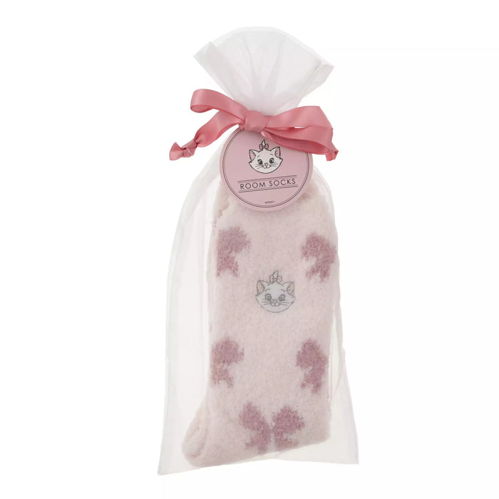 JDS - 2026 Warm Goods x Marie Aristocats Room Socks with Ribbon Pattern and Face Embroidery (Release Date: Oct 27, 2026)