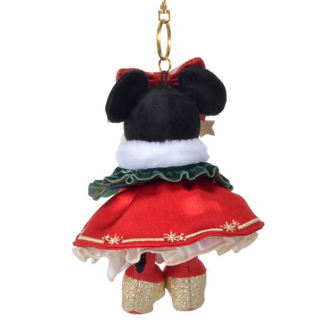 JDS - 2026 Disney Christmas x Minnie Mouse Plush Keychain (Release Date: Nov 3. 2026)