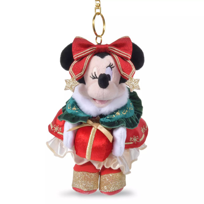 JDS - 2026 Disney Christmas x Minnie Mouse Plush Keychain (Release Date: Nov 3. 2026)