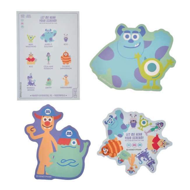 JDS - 2026 Monster Inc 25th x Monsters, Inc. Stickers Set of 4 (Release Date: Oct 20, 2026)