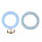 JDS - 2026 Hair Zakka x Stitch "Spring Face" Hair Pony Set of 2