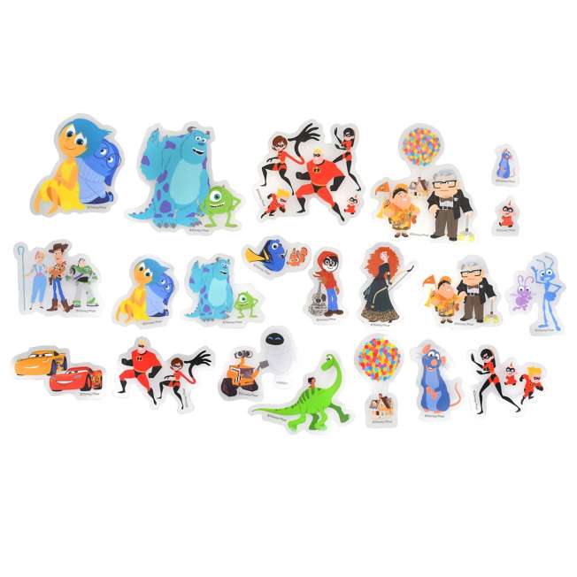 JDS - 2026 Sticker Collection x Disney & Pixar Character Clear, Removable, Die-Cut Stickers