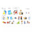 JDS - 2026 Sticker Collection x Disney & Pixar Character Clear, Removable, Die-Cut Stickers