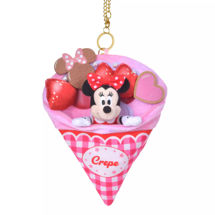 JDS - 2026 Crepe Pocket x Minnie Mouse "Strawberry" Keychain/Keyring (Release Date: Oct 6, 2026)