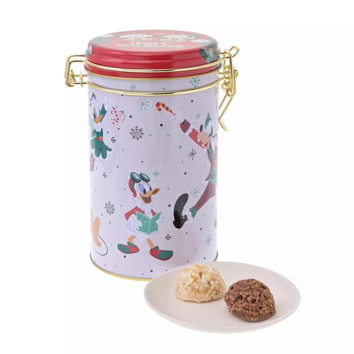 JDS - 2026 Disney Christmas x Mickey & Friends Crunch Chocolate in a Canister Tin  (Release Date: Nov 3. 2026)