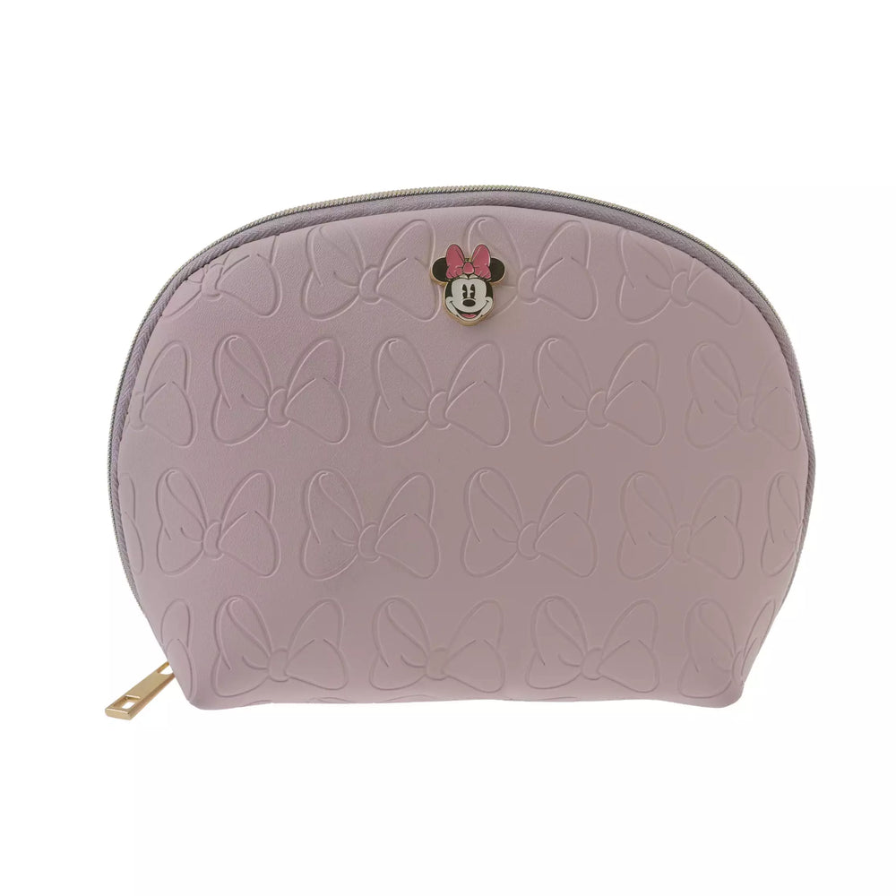 JDS - 2026 Minnie Mouse Pouch with Ribbon Pattern Accent