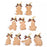 JDS - 2026 Disney Christmas x Disney Character "Christmas Cookie" Secret Plush Keychain (Release Date: Nov 3, 2026)
