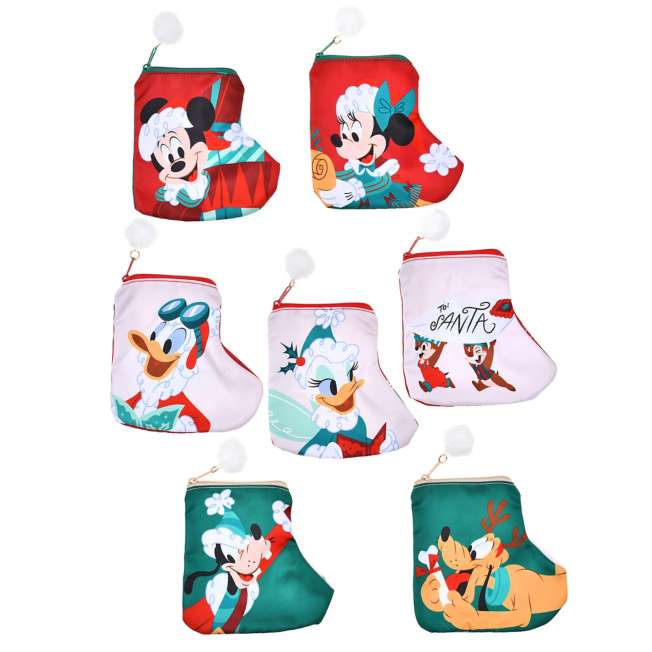 JDS - 2026 Disney Christmas x Mickey & Friends Secret Flat  Pouch (Release Date: Nov 3. 2026)