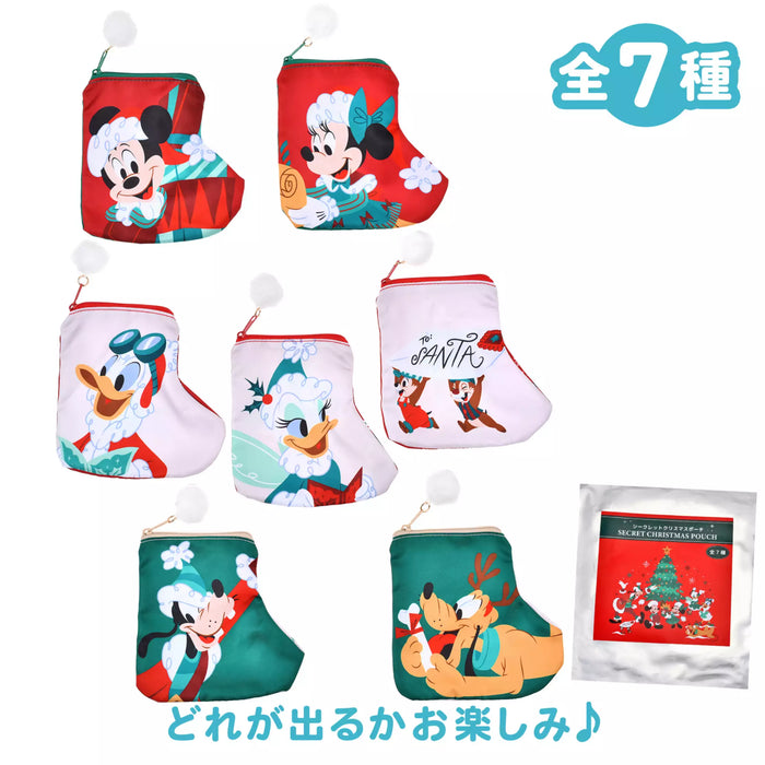 JDS - 2026 Disney Christmas x Mickey & Friends Secret Flat  Pouch (Release Date: Nov 3. 2026)