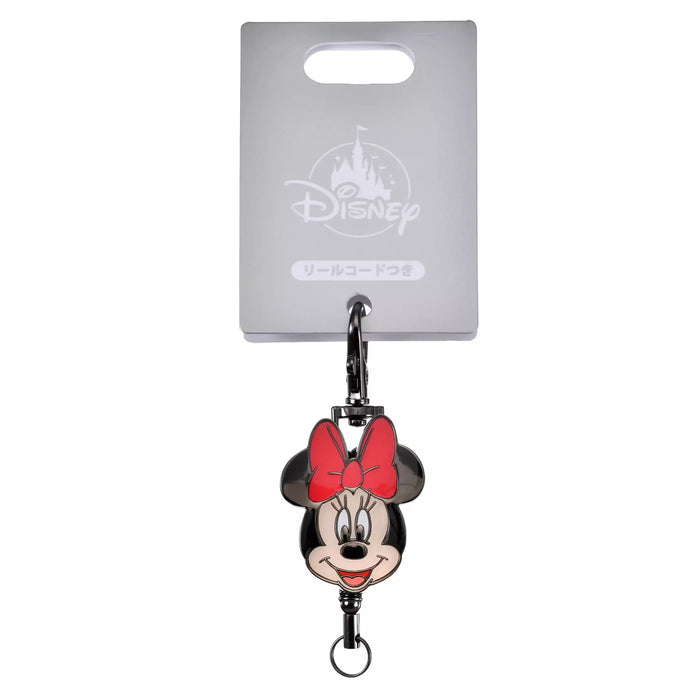 JDS - 2026 Key Chain Fes x Minnie Mouse "Face" Retractable Type Keychain