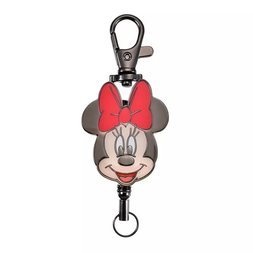 JDS - 2026 Key Chain Fes x Minnie Mouse "Face" Retractable Type Keychain