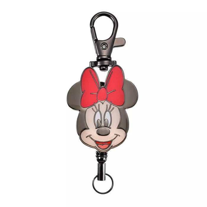 JDS - 2026 Key Chain Fes x Minnie Mouse "Face" Retractable Type Keychain